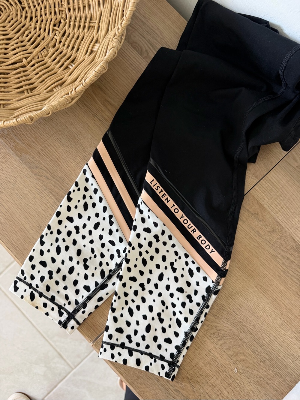 White Fox x Sarah’s Day high waisted spot leggings